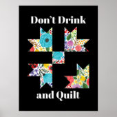 Funny Sewing Quilting Lovers Poster (Voorkant)