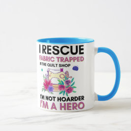 Funny Sewing Quote Vintage Floral Sewing Machine Mok