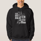 Funny Sewing Sew Much Fabric Pun  Hoodie (Voorkant)