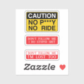 Funny Sexy Helmet Sticker (Vel)