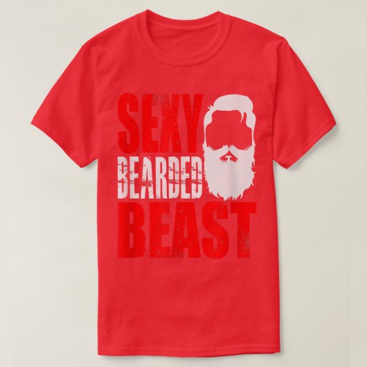 Funny Sey Bearded Beast Birthday Man Beard Gift T-shirt (Design voorkant)