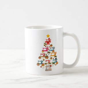 Funny Sey Machine met kerstboom Koffiemok