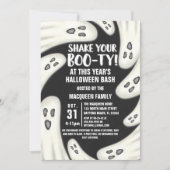 Funny Shake Your Boo-ty Glows Halloween Kaart (Voorkant)