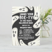 Funny Shake Your Boo-ty Glows Halloween Kaart (Staand voorkant)