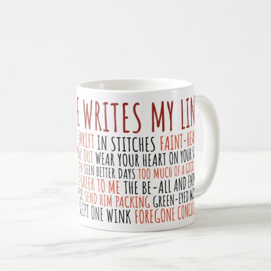 Funny Shakespeare Cotes Schattig  Theater Koffiemok (Voorkant rechts)