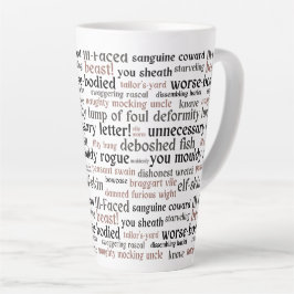 Funny Shakespeare Insult Classic Literature Latte Mok