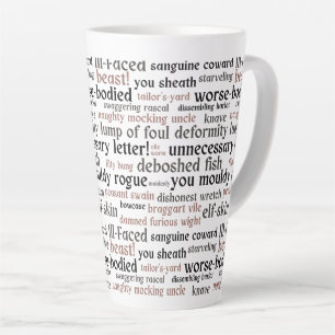 Funny Shakespeare Insult Classic Literature Latte Mok