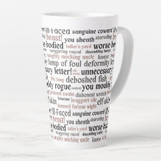 Funny Shakespeare Insult Classic Literature Latte Mok