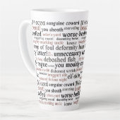 Funny Shakespeare Insult Classic Literature Latte Mok (Linkerhoek)