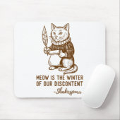 Funny Shakespeare Quote Cat Shakespurr Muismat (Met muis)