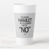 Funny Shakespeare quote Latte Mok (Voorkant)