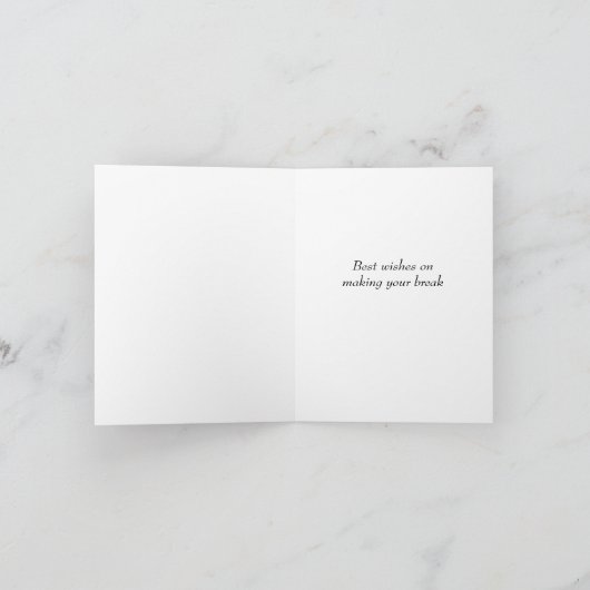 Funny Shakespeare Quote Literary Breakup Humor Kaart (Binnen)