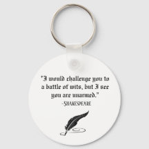 Funny Shakespeare Quote Sleutelhanger
