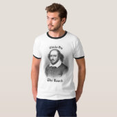 Funny Shakespeare Ringer T-shirt (Voorkant volledig)