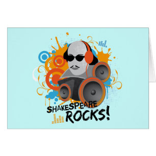 Funny Shakespeare Slogan Gift "Shakespeare Rocks"