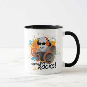 Funny Shakespeare Slogan Gift "Shakespeare Rocks" Mok