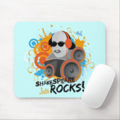 Funny Shakespeare Slogan Gift "Shakespeare Rocks" Muismat (Met muis)