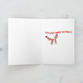 Funny Shakin, onze baconkerst Feestdagen Kaart (Binnen)