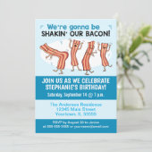 Funny Shakin, onze uitnodiging van de partij van B (Staand voorkant)