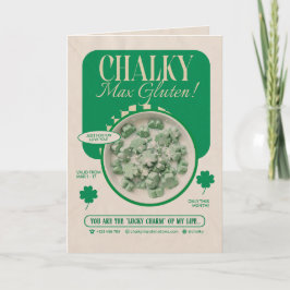 Funny Shamrock Clover Card – For Him Kaart