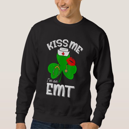 Funny Shamrock I'n Emt St Patricks Day Lucky Trui (Voorkant)