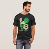 Funny Shamrock Love Medical Assistant St Patrick's T-shirt (Voorkant volledig)