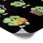 Funny Shamrock Speech Therapy St Patrick's Day Slp Poster (Hoek)