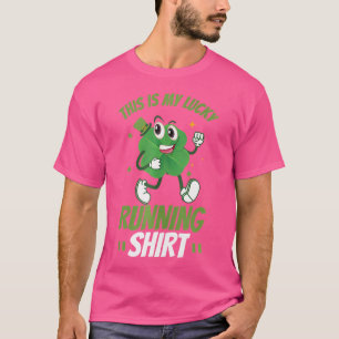 Funny Shamrock St Patricks Day RunTeam St Pad T-shirt
