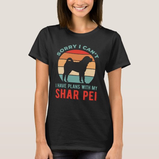Funny Shar Pei T-shirt (Voorkant)
