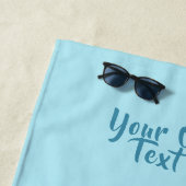 Funny Shark aangepaste badhanddoek (In situ)