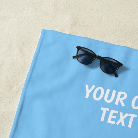 Funny Shark aangepaste badhanddoek (In situ)