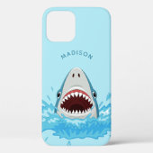 Funny Shark aangepaste telefoongevallen Case-Mate iPhone Case (Achterkant)