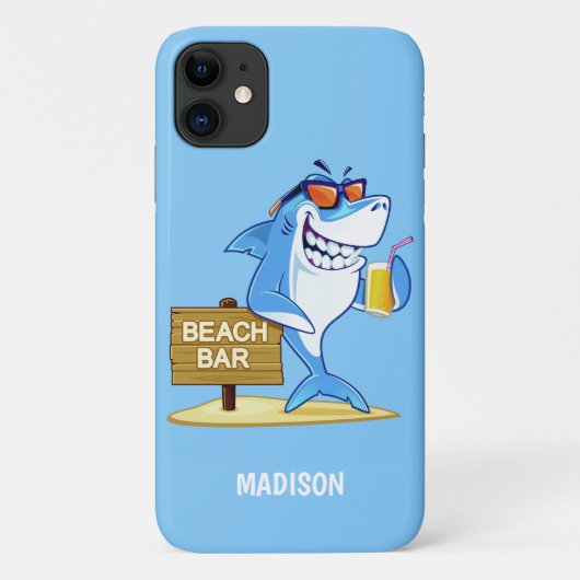 Funny Shark aangepaste telefoongevallen Case-Mate iPhone Case (Achterkant)