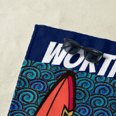 Funny Shark Beach Towel Strandlaken (In situ)