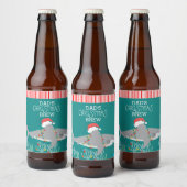 Funny Shark Beer Labels Bier Etiket (Flessen)