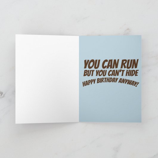 FUNNY SHARK BIRTHDAY CARDS BIRTHDAYS BITE KAART (Binnen)