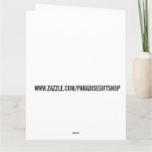 FUNNY SHARK BIRTHDAY WENSKAART KAART (Achterkant)