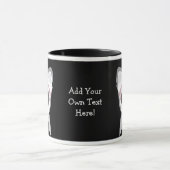 Funny Shark Bite / Shark Attack Custom Text Mok (Midden)