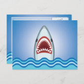 Funny Shark Briefkaart (Voorkant / Achterkant)