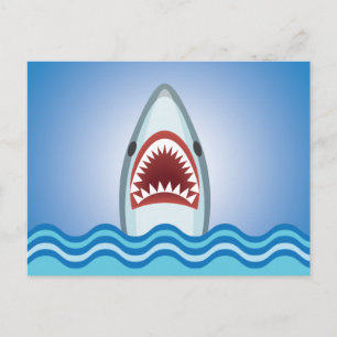 Funny Shark Briefkaart