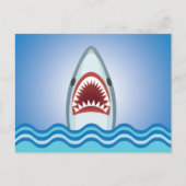 Funny Shark Briefkaart (Voorkant)