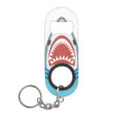 Funny Shark Cartoon Sleutelhanger Flessenopener (Voorkant)