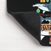 Funny Shark Christmas Tree  Muismat (Hoek)