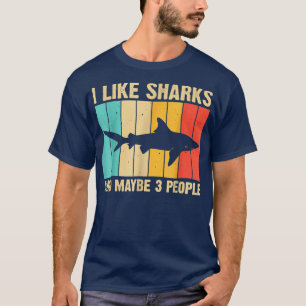 Funny Shark Design for Kids Mannen Women Animal Sh T-shirt