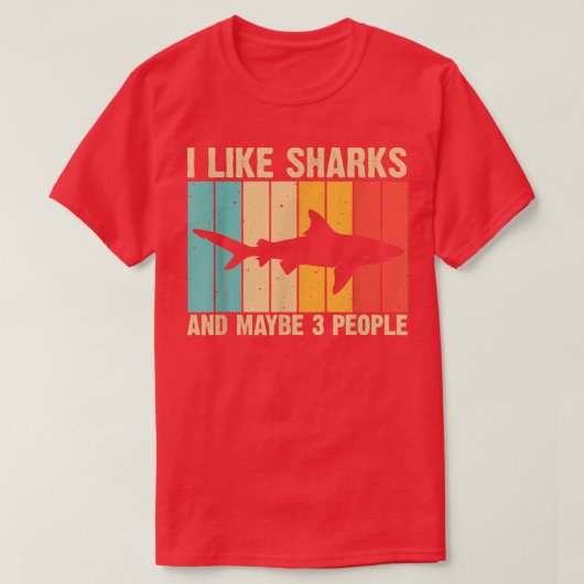 Funny Shark Design for Kids Mannen Women Animal Sh T-shirt (Design voorkant)
