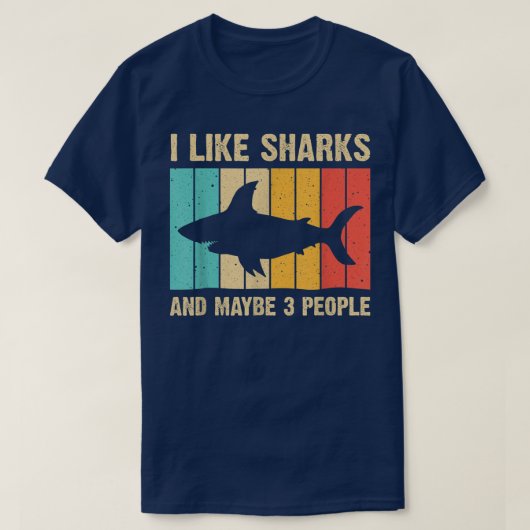 Funny Shark Design for Kids Mannen Women Animal Sh T-shirt (Design voorkant)