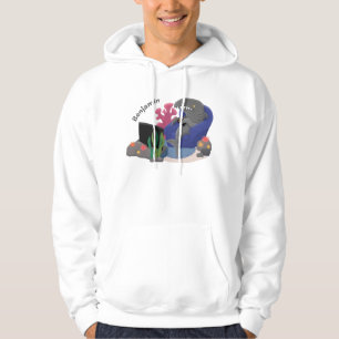 Funny shark die tv-cartoon bekijkt hoodie