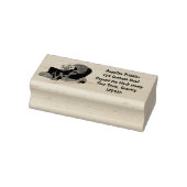 Funny shark die tv-cartoon bekijkt rubberstempel (Stempel)