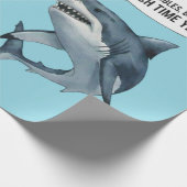 Funny shark diver lunch time :nice bubbles bro cadeaupapier (Hoek)