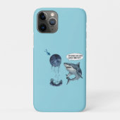 Funny shark diver lunch time :nice bubbles bro Case-Mate iPhone case (Achterkant)